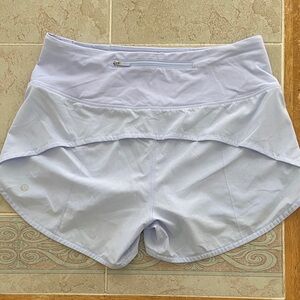 Women's Lululemon Light Blue Athletic Shorts 8